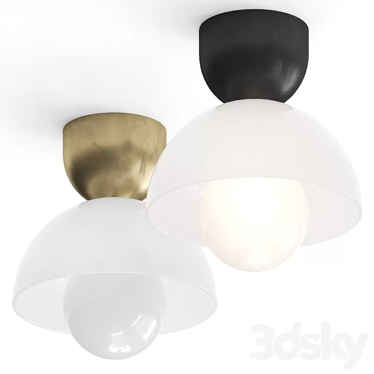 Arteriors Donley Flush Mount Ceiling Lamp 3D Model
