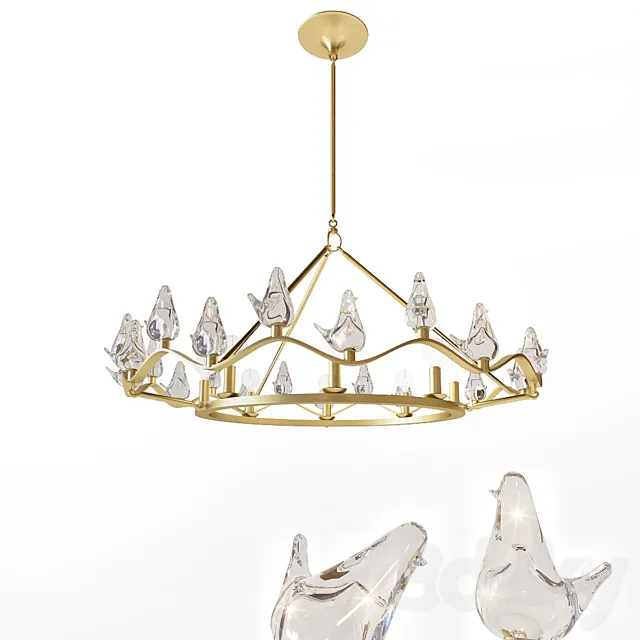 Arteriors Dove Chandelier 3D Model