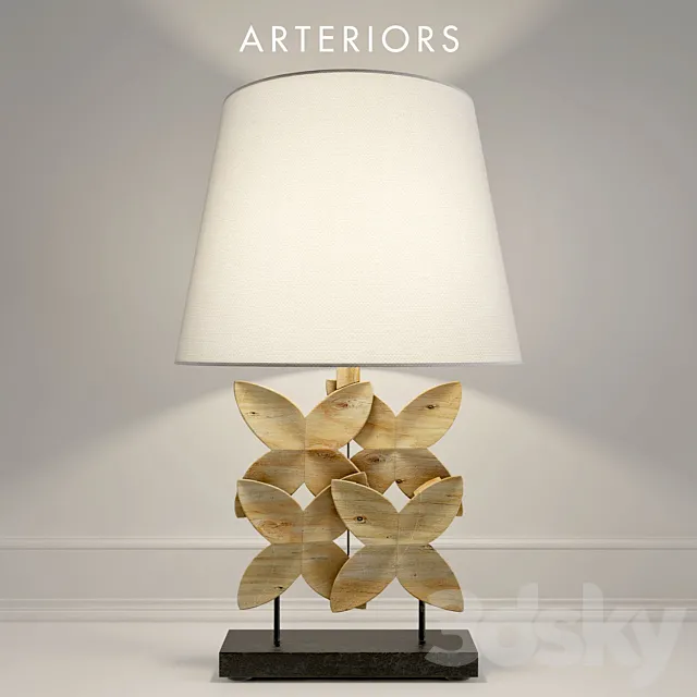 Arteriors Ella Lamp 3D Model