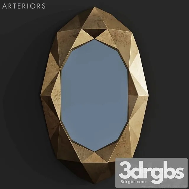 Arteriors Fallon Mirror 3D Model Free