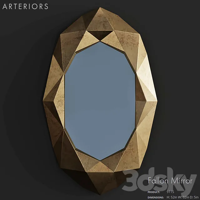 ARTERIORS Fallon Mirror 3D Model