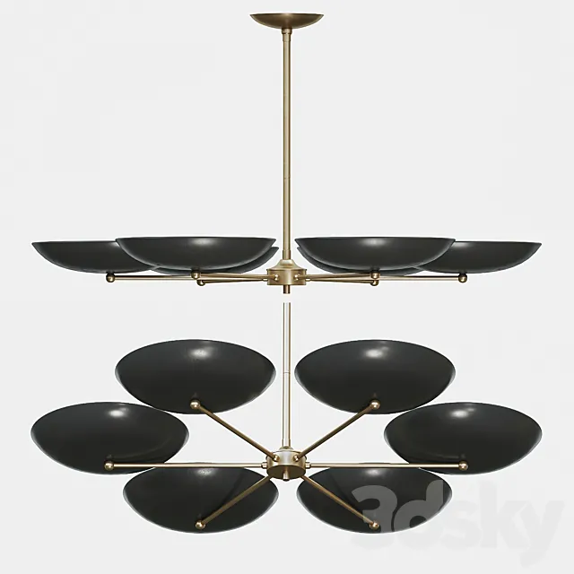 Arteriors griffith chandelier 3D Model