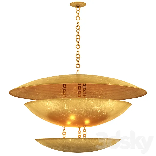 Arteriors Home Florko GOLD LEAF 3D Model