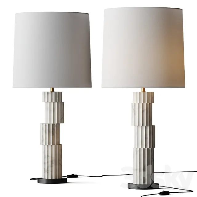 Arteriors Home Paladia Table Lamp 3DModel