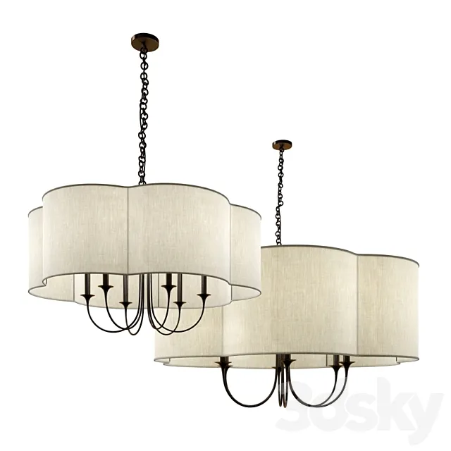Arteriors Home Rittenhouse Chandelier (Large Chandelier) 3DModel