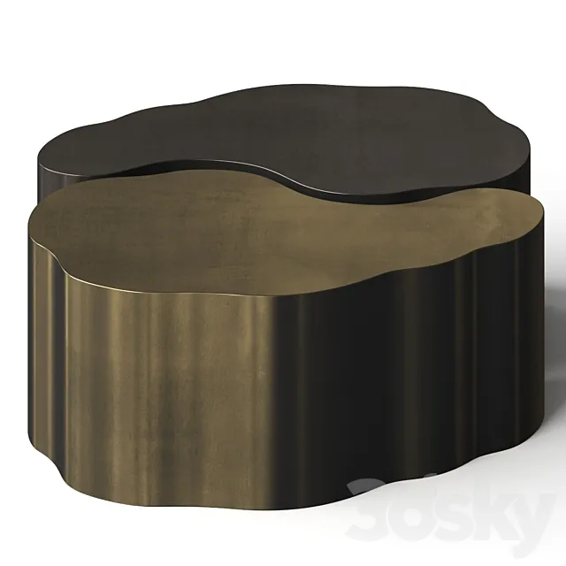 ARTERIORS Meadow Cocktail Coffee Table 3D Model