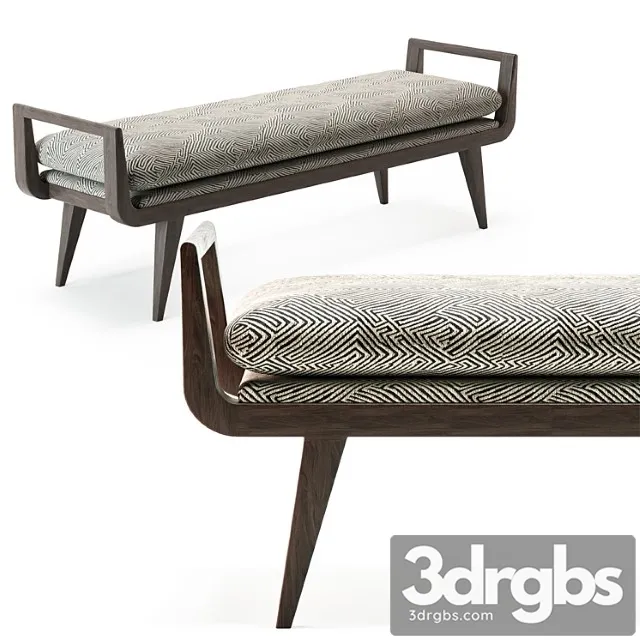 Arteriors santana bench 4541 2 3D Model Free