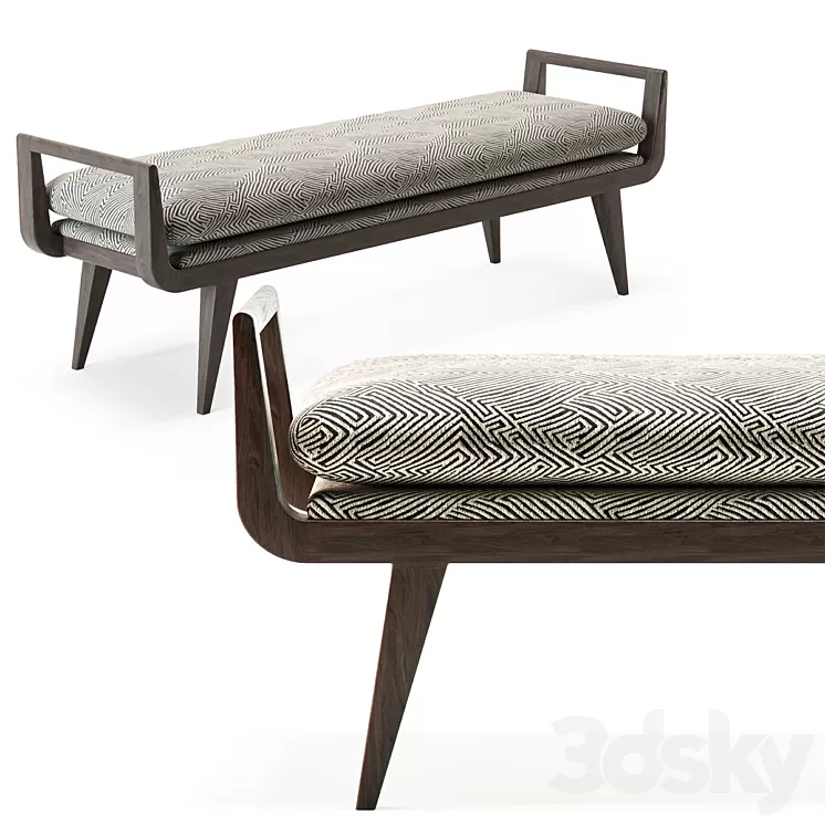 Arteriors Santana Bench 4541 3D Model