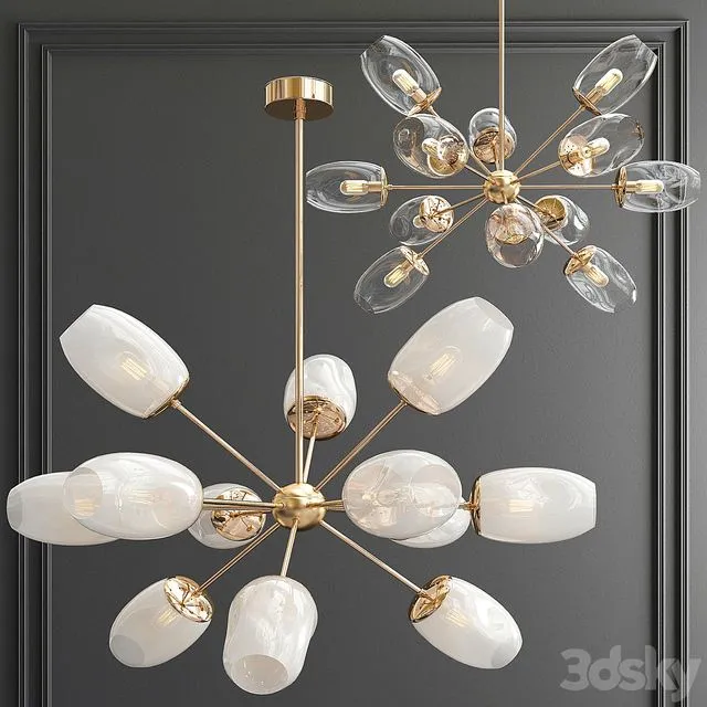 Arteriors Sputnik Chandelier 3D Model