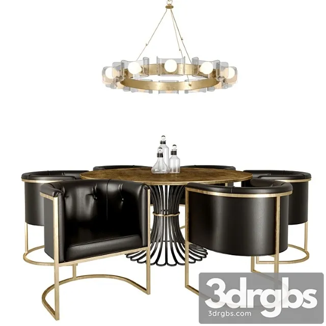 Arteriors table 2 3D Model Free