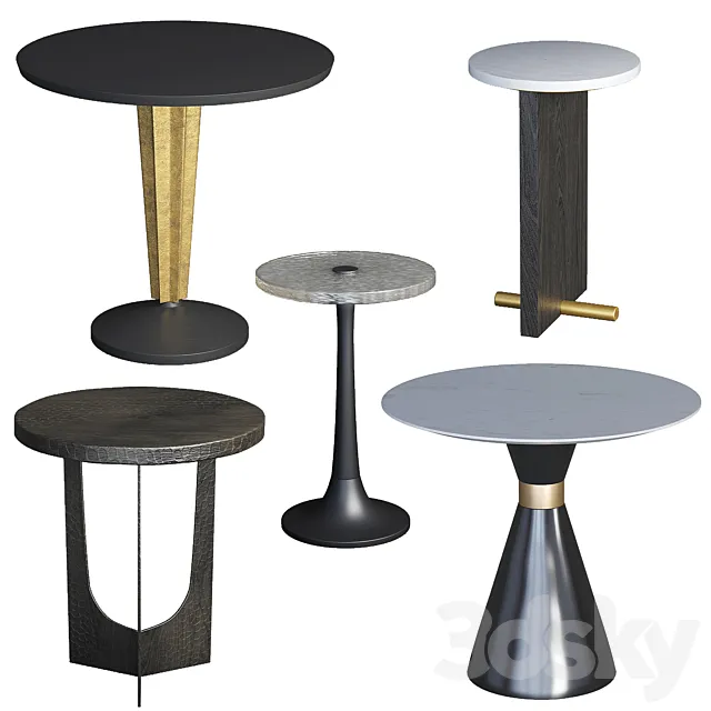 Arteriors table set 2 3DModel