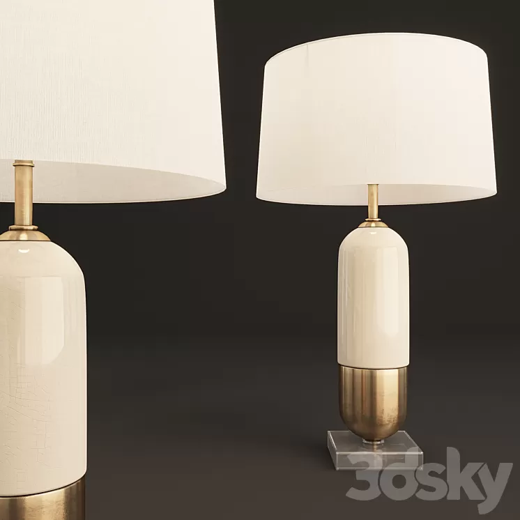 Arteriors Tavi Lamp 3D Model