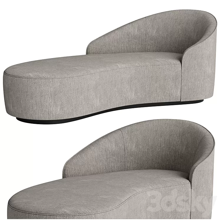 Arteriors turner chaise 3D Model