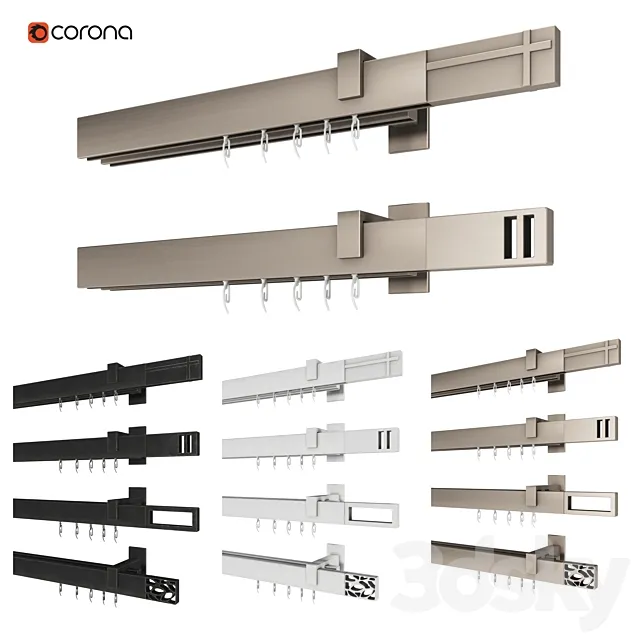 Artex high-tech cornice 3DModel