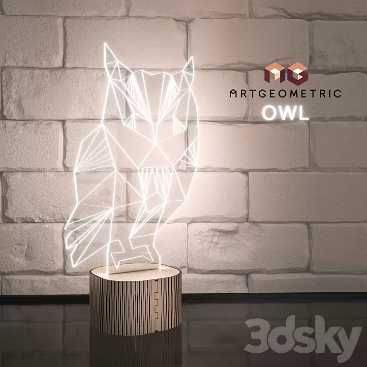 ArtGeometric OWL 3D Model