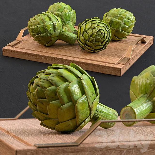 Artichokes 3D Model