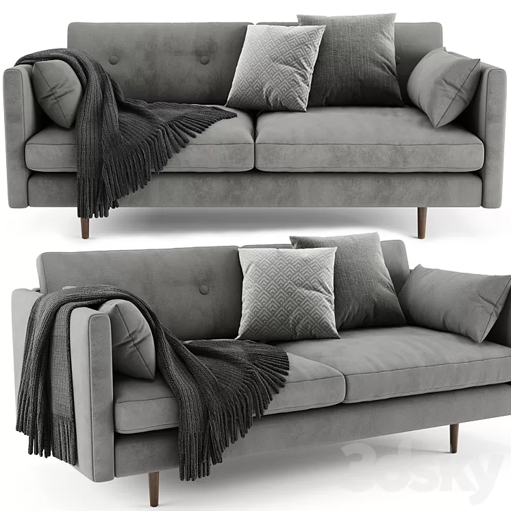 Article anton sofa 3D Model