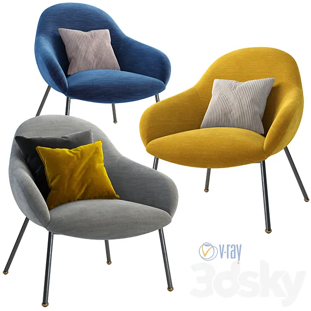 Article. Armchair Savary 3DModel