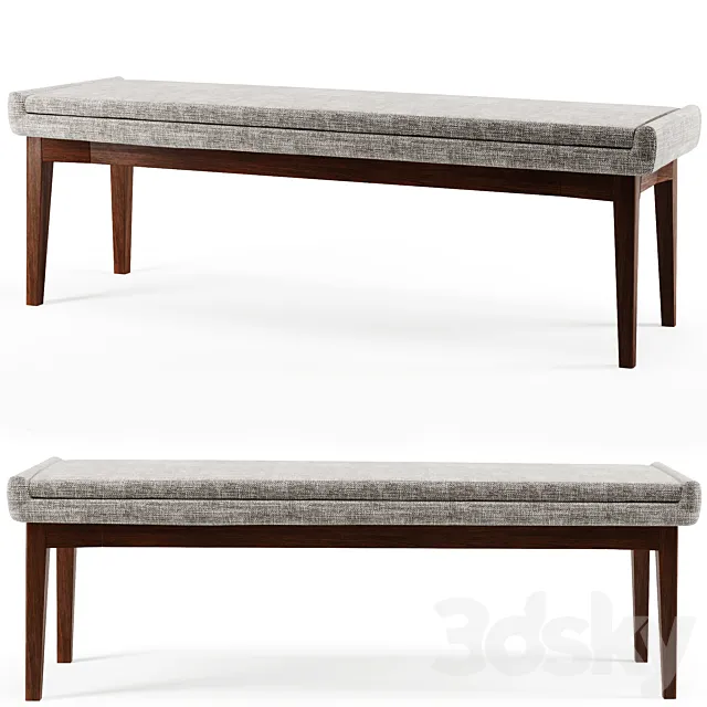 Article.Chanel Volcanic Gray 56 Bench 3DModel