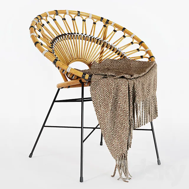 Article - Daisy Lounge Chair 3D Model