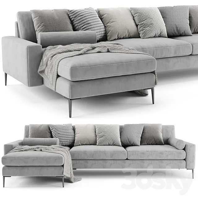 Article Nova Chaise Longue 2 3D Model