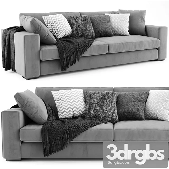 Article sitka sofa 2 3D Model Free