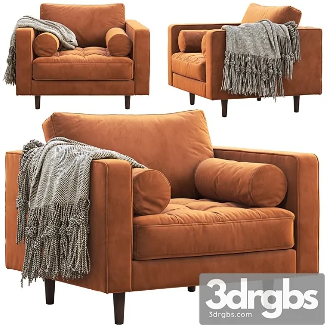 Article sven armchair 2 3D Model Free