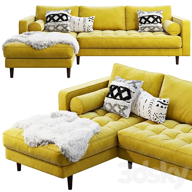 Article Sven Sectional Sofa 3DModel