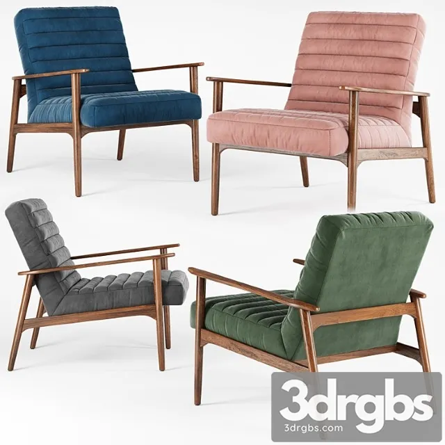 Article Thetis velvet lounge chair