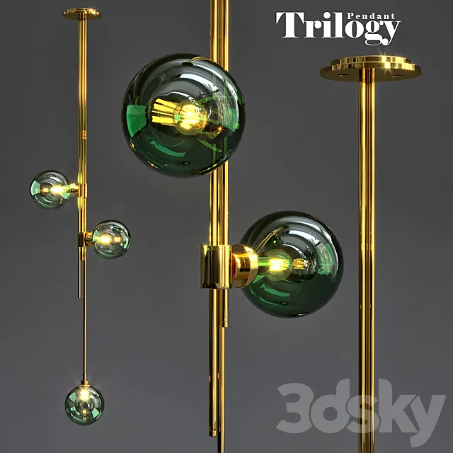Articolo Lighting Trilogy Pendant 3D Model