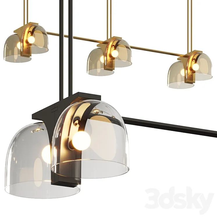 Articolo Lighting Tubi Pendant Lamp 3D Model Free