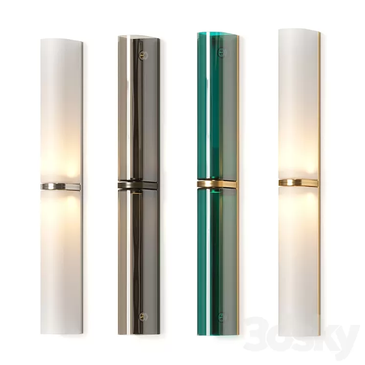 Articolo Slim Double Wall Lamps 3D Model Free