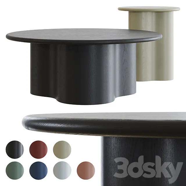 Artie Wave Coffee Table by Globewest Free Download