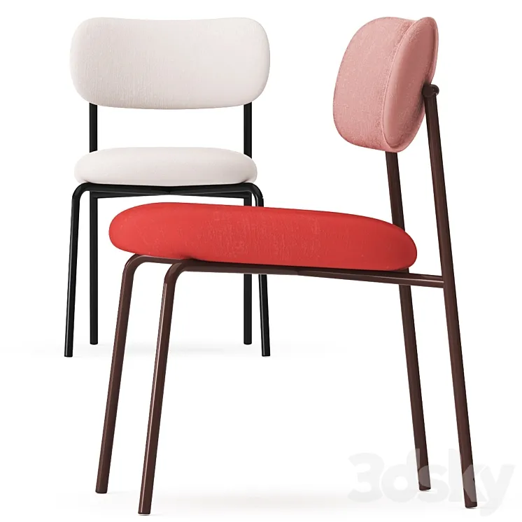 Artifort Aloa Upholstered Fabric Chair 3D Model Free Download