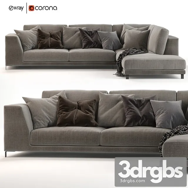 Artis sofa by ditre italia 2 3D Model Free