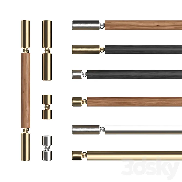 ARTISAN PULL BAR 3D Model Free