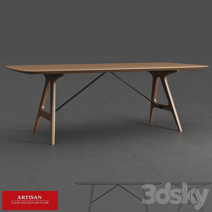 Artisan \/ Tesa Table 3D Model