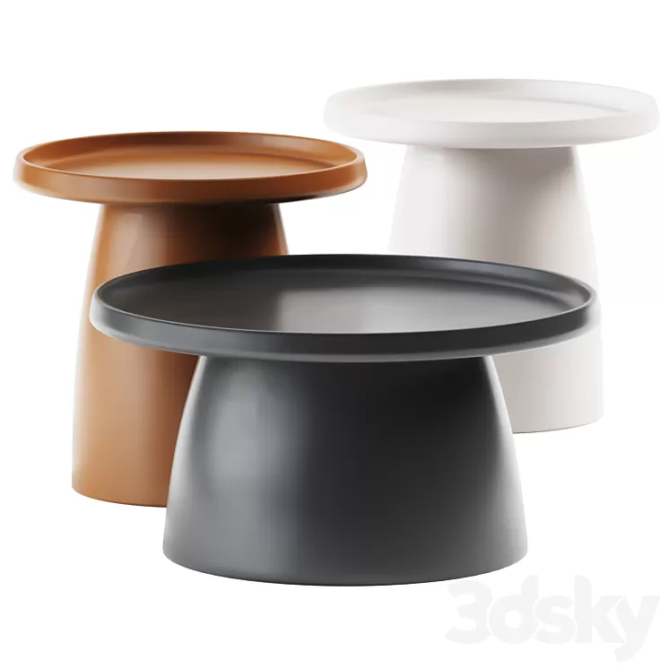 ArtissIn Coffee Table Mushroom Nordic 3D Model Free