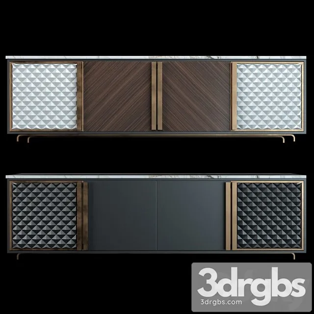 Artistic cabinet 05 2 3D Model Free