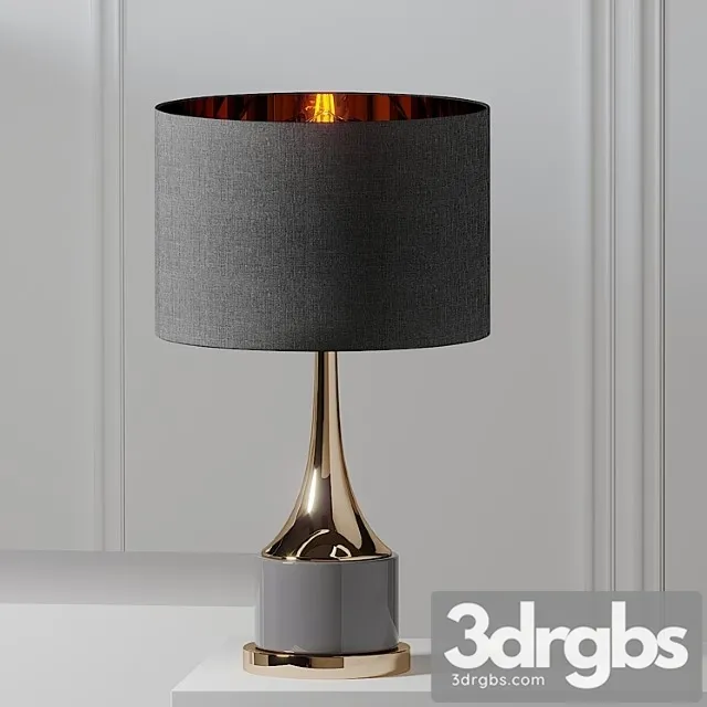 Artistic home & lighting 18.5in gold cone neck lamp 3D Model Free