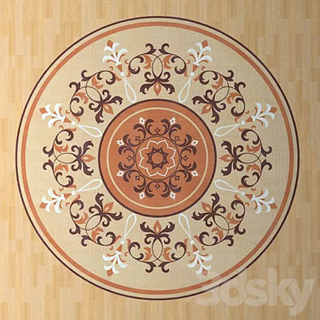 artistic parquet (socket) 3D Model
