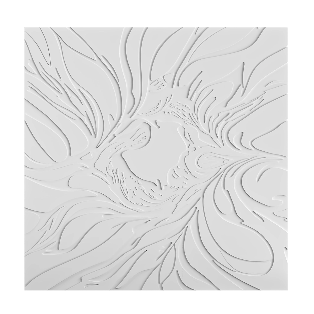 Artpole - 3D panel FRACTALITY 3D Model