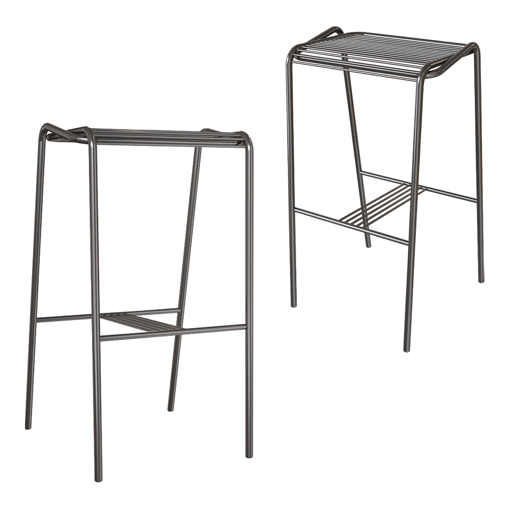 Artu - Bar stool Le Tube 2 3D Model