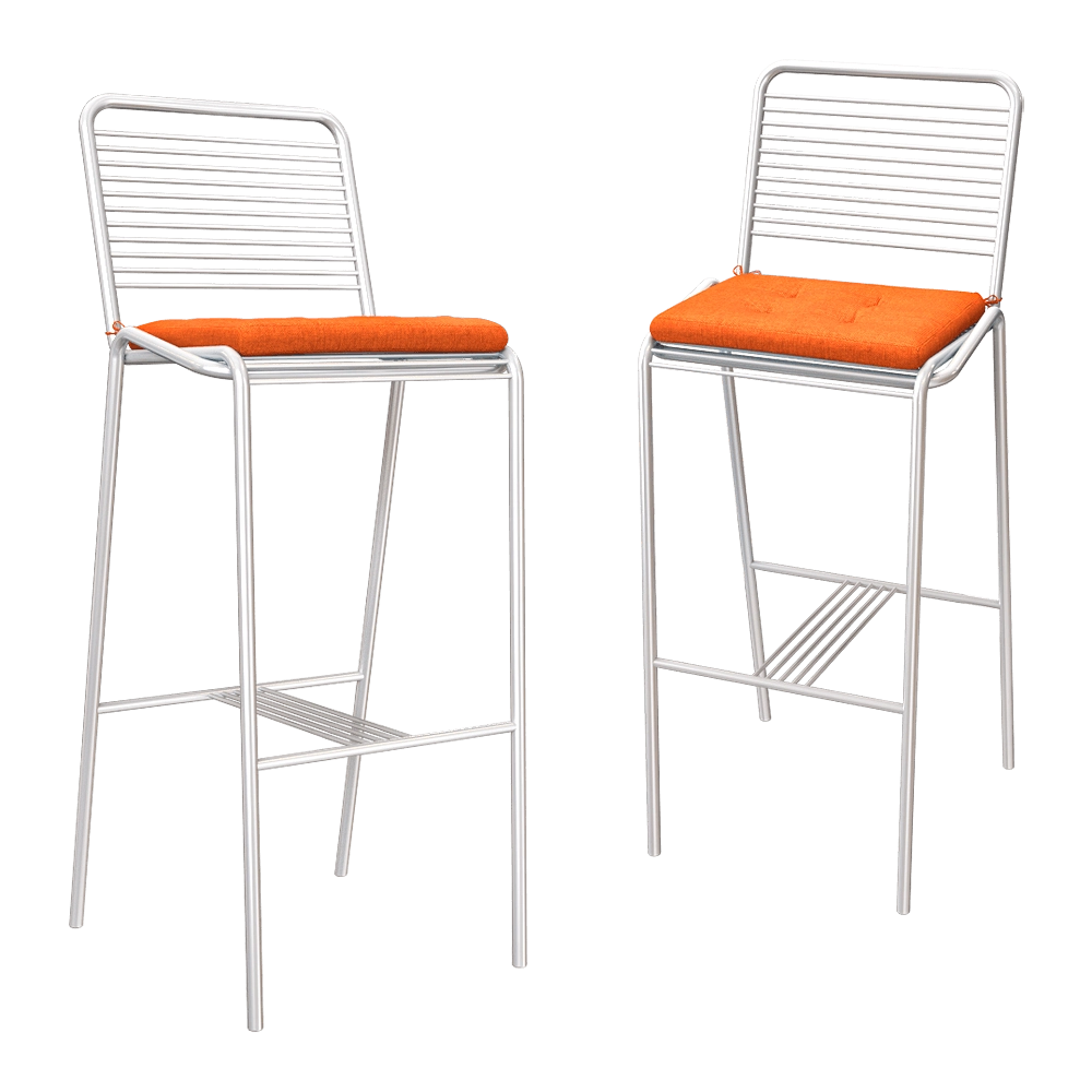 Artu - Bar stool Le Tube soft 3D Model
