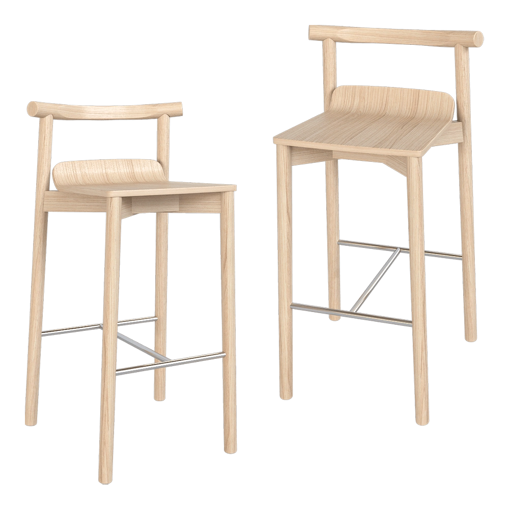 Artu - Bar stool Wox 3D Model