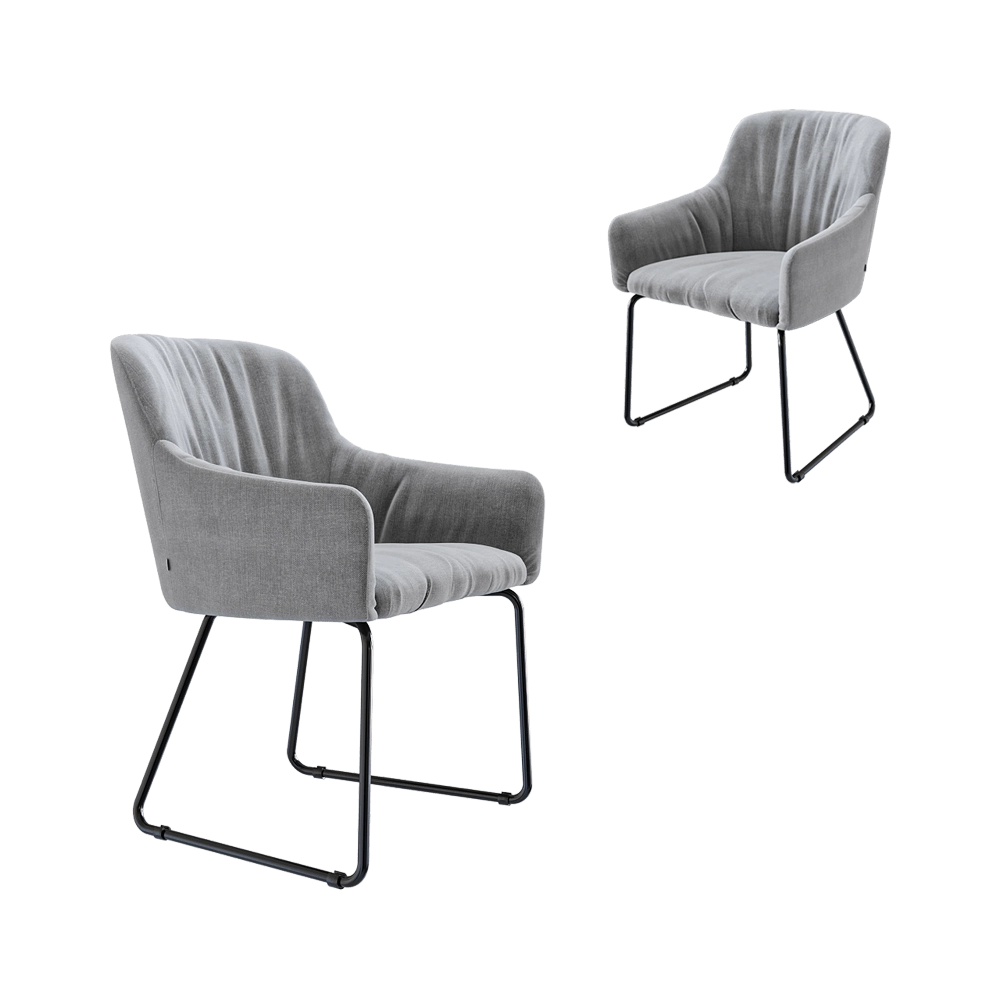Artu - Chair Marco pleat L2 3D Model