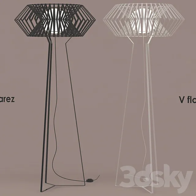 Arturo Alvarez _ V floor lamp 3D Model