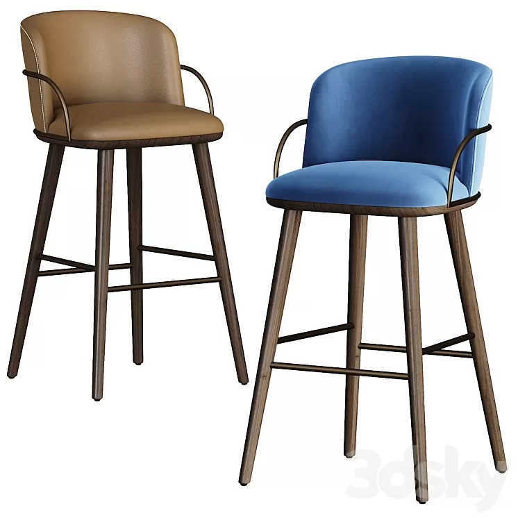 Arven Barstool by Parla 3D Model