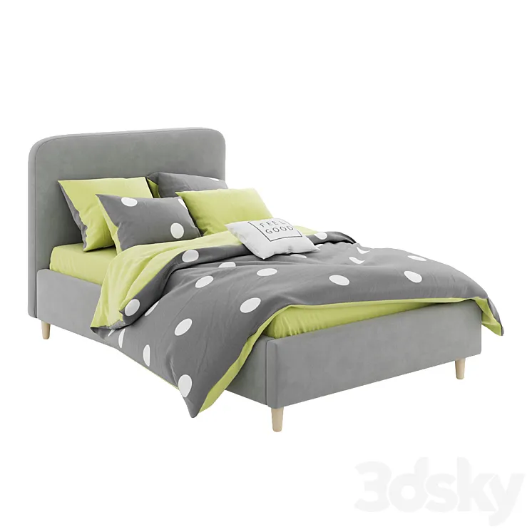 Arvika_bed 3D Model Free