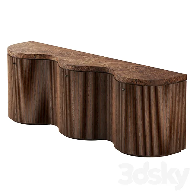 ARY SIDEBOARD 3 WAVES by Emmanuelle Simon 3DModel